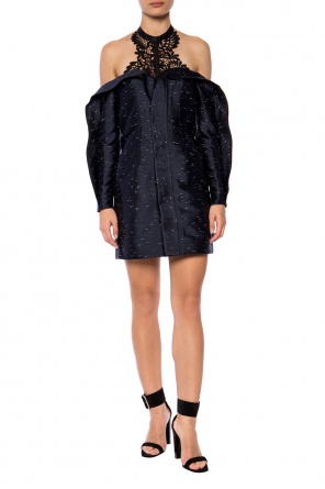 Dress with a lace embellishment, zdjęcie 2 Dress with a lace embellishment od Self Portrait